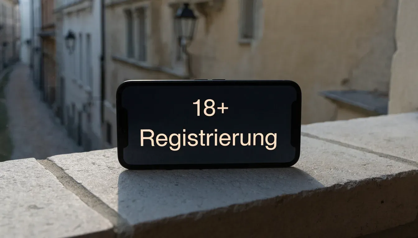 Ein schmaler Kiesweg führt zwischen zwei hellen Mauern durch eine Schweizer Altstadt, die Laternen sind noch nicht angezündet.