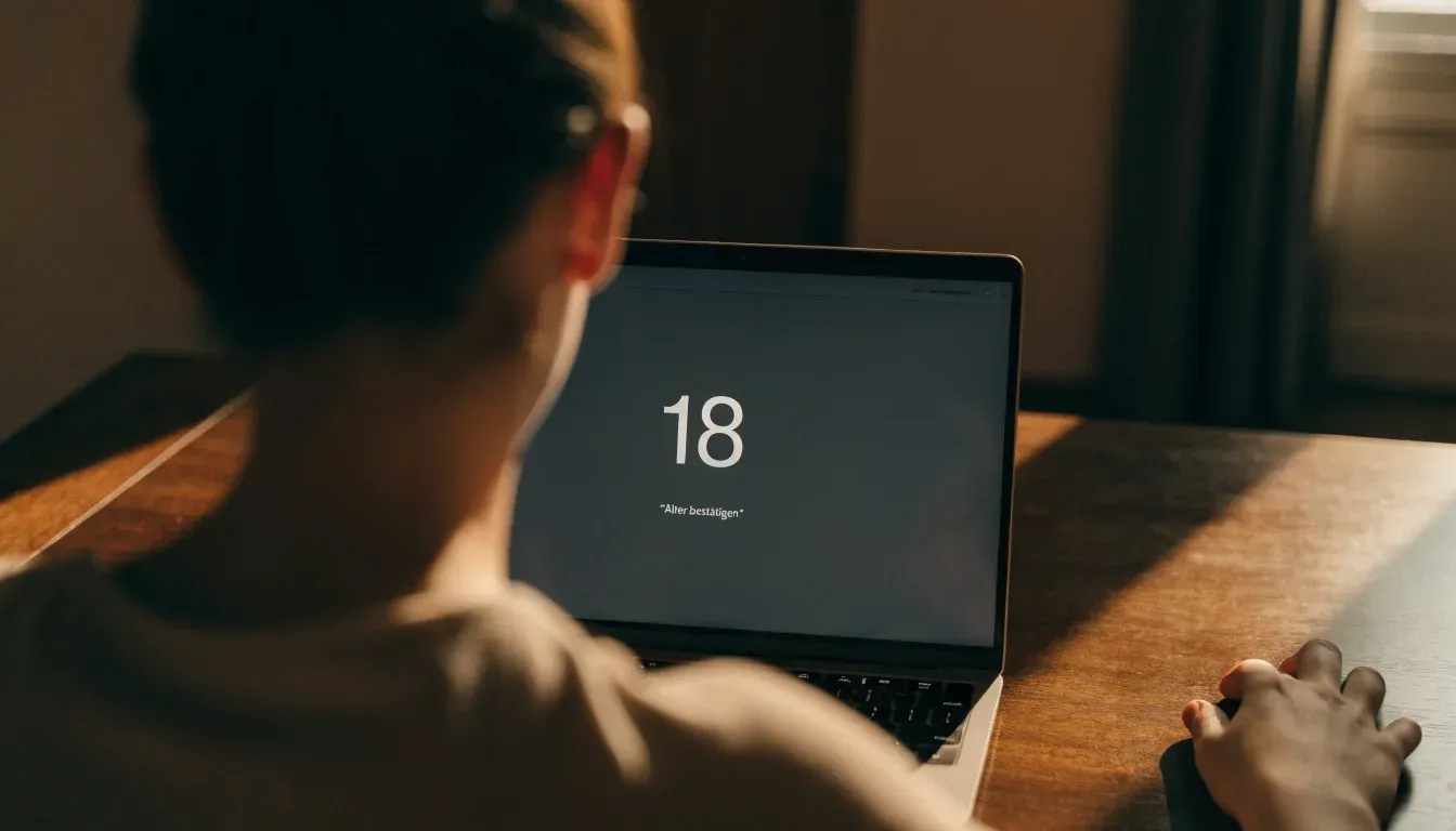 Ein hoher Gerichtssaal mit leeren Holzbänken und einem erhöhten Pult, Licht fällt durch ein Bogenfenster.